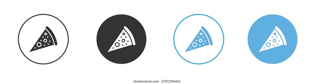 Pizza icon. Graphic icon design template