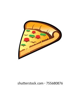pizza icon illustration