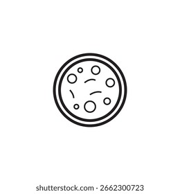 Icono de pizza Ilustración Elemento Diseño