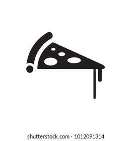pizza icon illustration isolated vector sign symbol