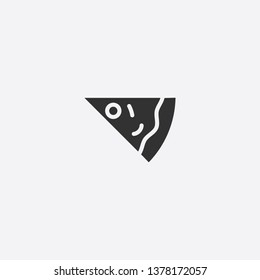 pizza icon illustration isolated vector sign symbol