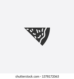 pizza icon illustration isolated vector sign symbol