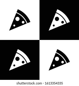 Pizza icon illustration isolated vector sign symbol
