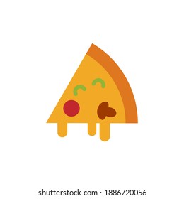 Pizza icon. Pizza illustration perfect for website. Perfect use for web, pattern, design, icon, ui, ux, etc.