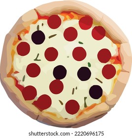 pizza icon , pizza isolate, pizza slice illustration 