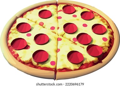 pizza icon , pizza isolate, pizza slice illustration 