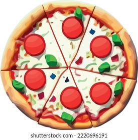 pizza icon , pizza isolate, pizza slice illustration 