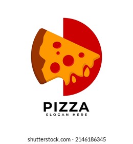 Pizza Icon Logo Design Element