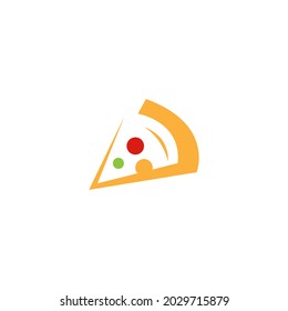 Icono de Pizza diseño de imagen de vector ilustración