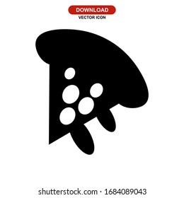 pizza icon or logo isolated sign symbol vector illustration - high quality black style vector icon

