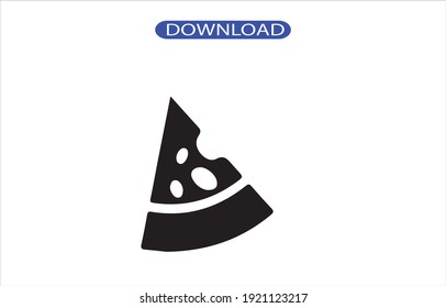 pizza icon or logo isolated sign symbol vector illustration - high quality black style vector icons.