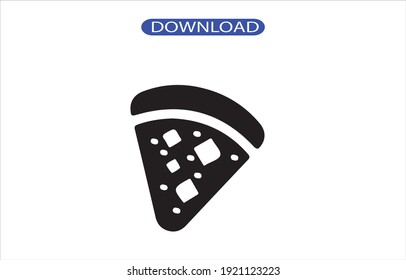 pizza icon or logo isolated sign symbol vector illustration - high quality black style vector icons.