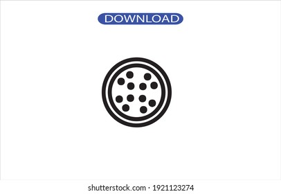 pizza icon or logo isolated sign symbol vector illustration - high quality black style vector icons.