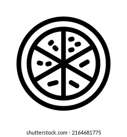 pizza icon or logo isolated sign symbol vector illustration - high quality black style vector icons
