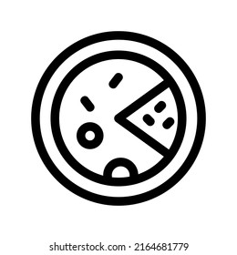 pizza icon or logo isolated sign symbol vector illustration - high quality black style vector icons
