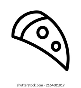 pizza icon or logo isolated sign symbol vector illustration - high quality black style vector icons
