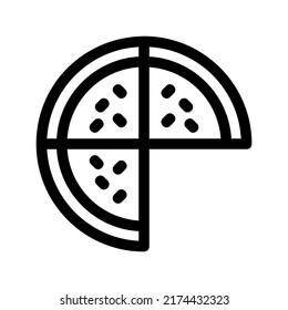 pizza icon or logo isolated sign symbol vector illustration - high quality black style vector icons
