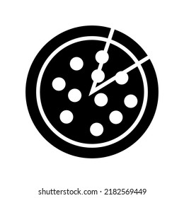 pizza icon or logo isolated sign symbol vector illustration - high quality black style vector icons
