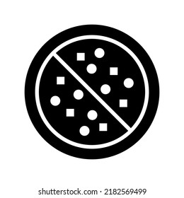 pizza icon or logo isolated sign symbol vector illustration - high quality black style vector icons
