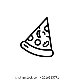 Pizza icon modern vector style