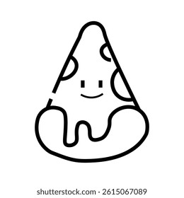 pizza icon on white backgroud