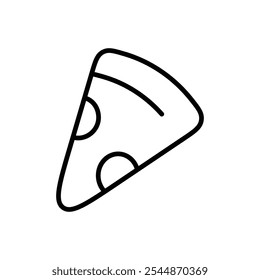 Ícone Pizza Vetor de contorno para interface do usuário da Web