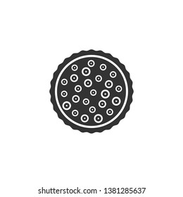 Pizza icon. Pizzeria symbol design. Stock - Vector illustration can be used for web