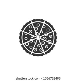 Pizza icon. Pizzeria symbol design. Stock - Vector illustration can be used for web