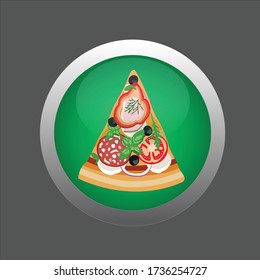 pizza icon. pizzeria vector. pizzeria logo. ital food pizza