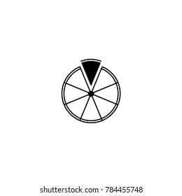 pizza icon. sign design