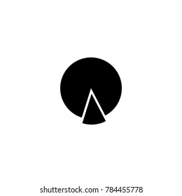 pizza icon. sign design