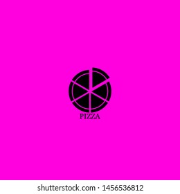pizza icon sign signifier vector
