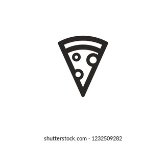 Pizza icon sign symbol