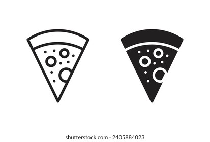 Pizza icon, Pizza sign vector for web site Computer and mobile app