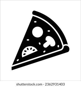 pizza icon simple design art eps 10