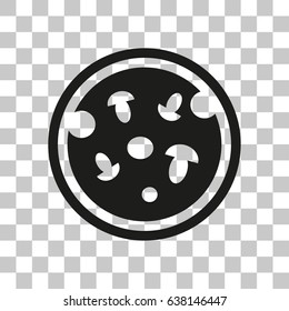 pizza icon stock vector illustration