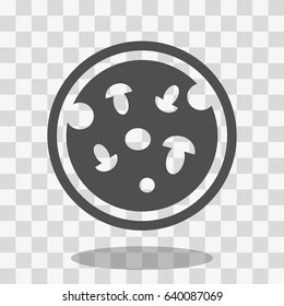 pizza icon stock vector illustration