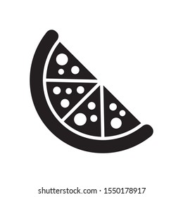 Pizza icon in trendy flat style design. Vector graphic illustration. Suitable for website design, logo, app, and ui. EPS 10.