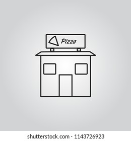 Pizza icon vector
