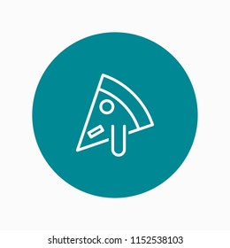 pizza icon vector