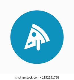 pizza icon vector