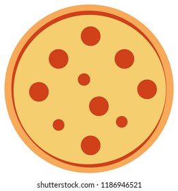 pizza icon vector