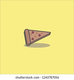 pizza icon vector