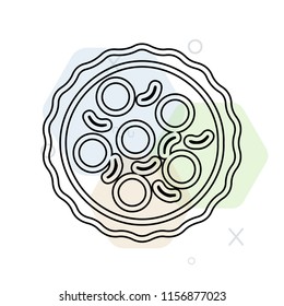 Pizza icon vector can be used as png, Pizza