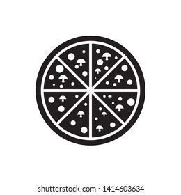 Pizza icon vector design template