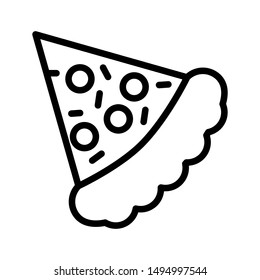 Pizza icon vector design template