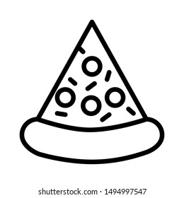 Pizza icon vector design template