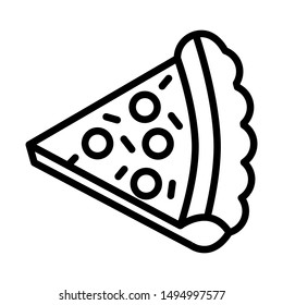Pizza icon vector design template
