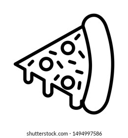 Pizza icon vector design template