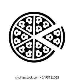 Pizza icon vector design template